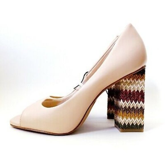 Katy Perry The Catie Woven Block Heel Shoe Size 5.5 - Picture 1 of 8